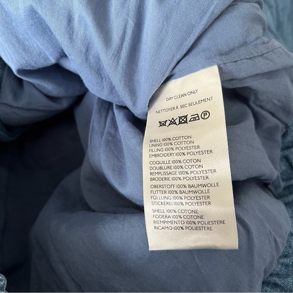 Free People Quinn Quilted Denim Jacket XS NWT Blue Floral Embroidered Boho - Picture 8 of 8